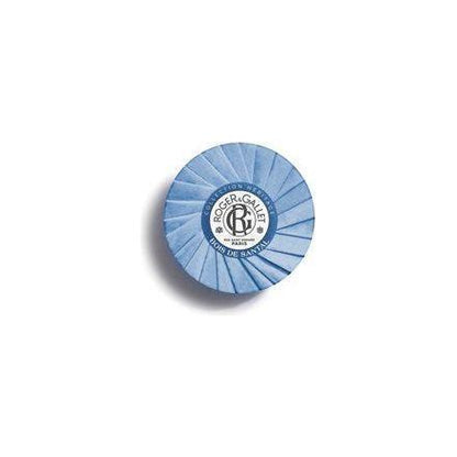 Roger & Gallet Sandalwood Wellbeing Soap in a 3.5 oz bar, featuring natural sandalwood scent and gentle cleansing properties.