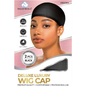 Black Dream World Deluxe wig cap by Pasteur Pharmacy, stretchy and comfortable for secure wig fitting.