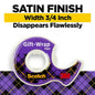 Scotch Tape gift wrap tape with satin finish, used for securing gift wrapping or crafting, from Pasteur Pharmacy.