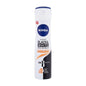 Nivea Women Black & White Invisible Antiperspirant Spray in 150ml bottle, providing 48-hour protection and odor control.