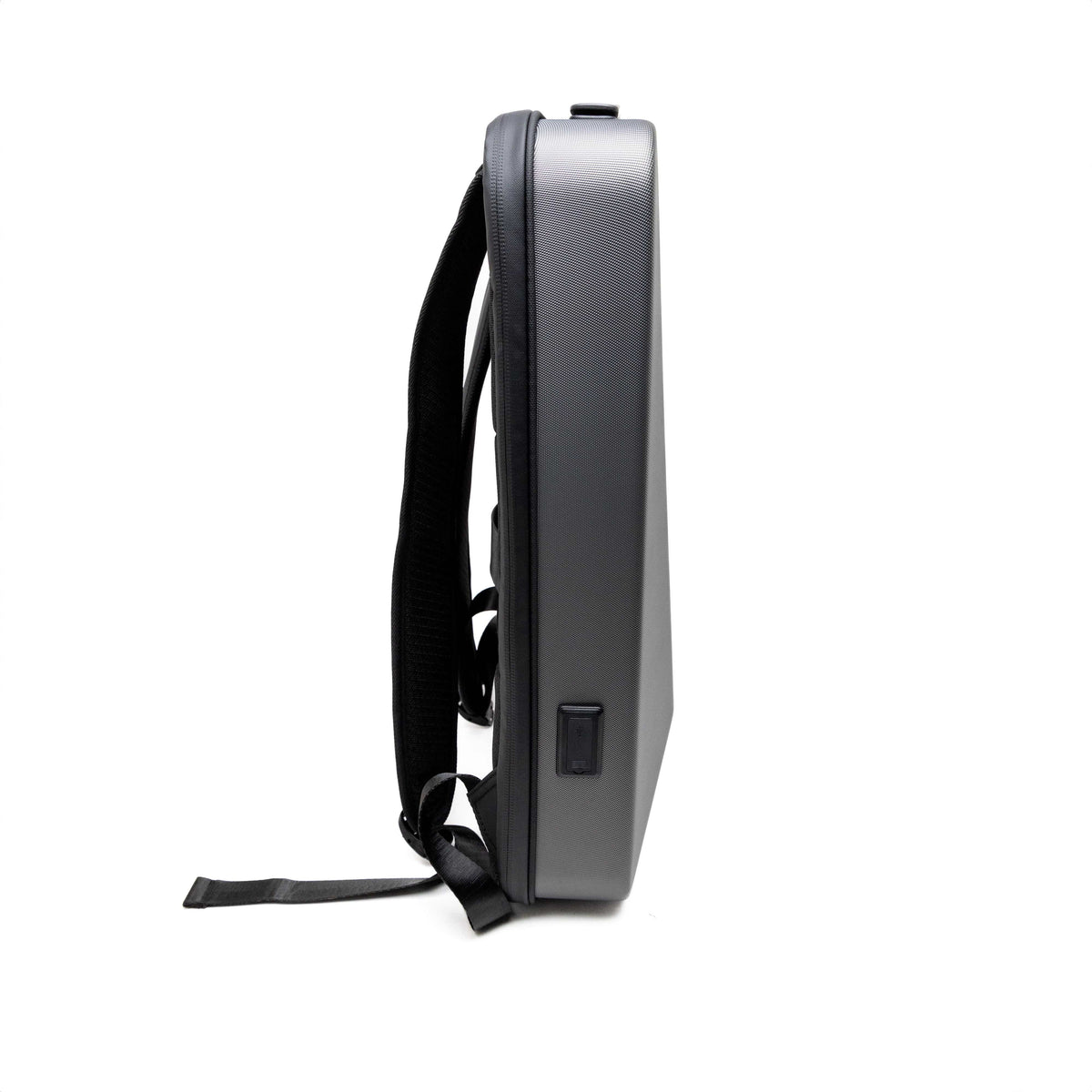 Starlink Mini Backpack by PCI Race Radios showing a compact, durable black backpack with adjustable straps and branded logo.