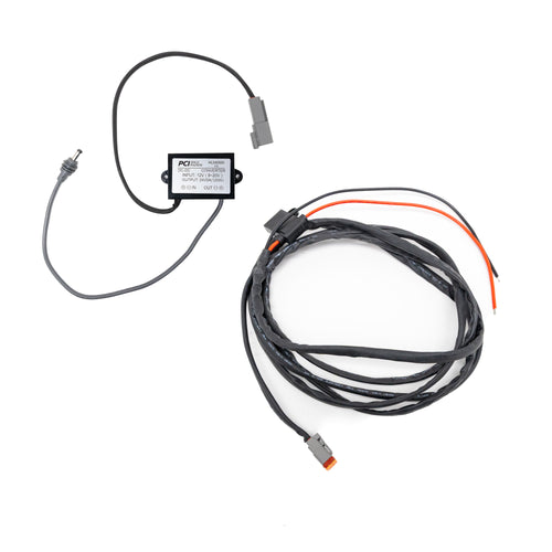 PCI Race Radios PCI Starlink Mini Power Cable for headset, hardwire assembly with connectors, designed for reliable power connection.