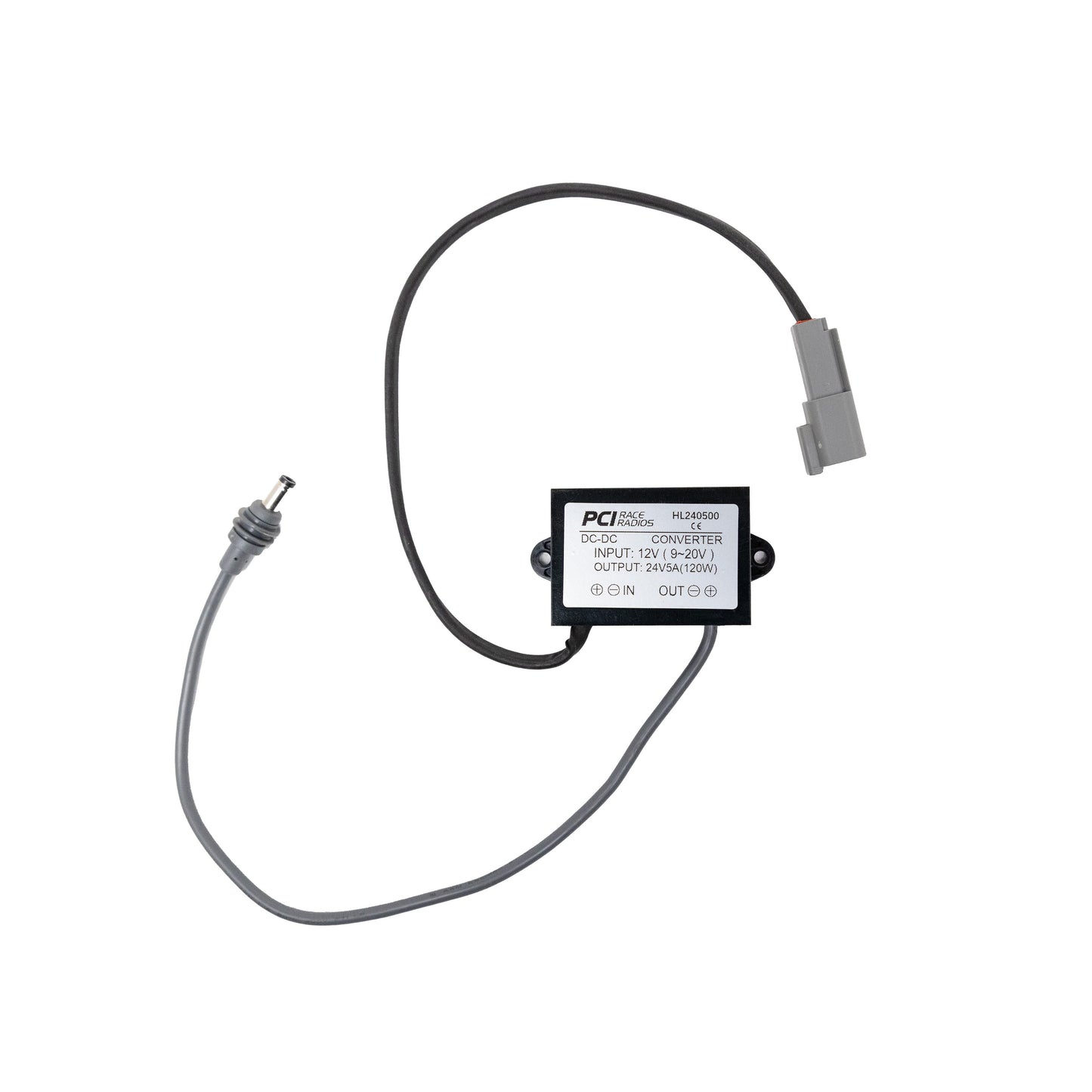 PCI Race Radios PCI Starlink Mini Power Cable for headset, full hardwire assembly, durable and compatible with racing headsets.