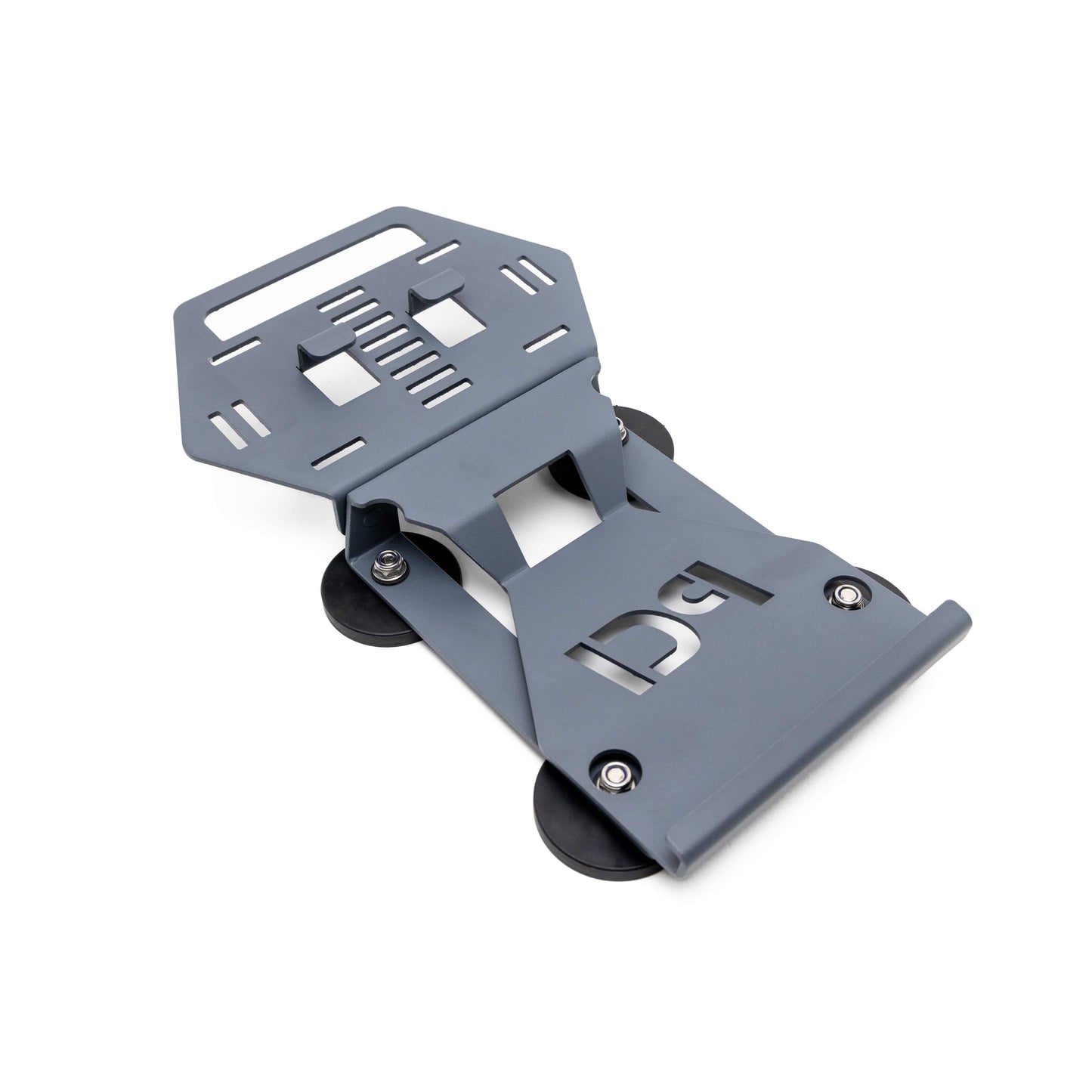 PCI Race Radios Starlink Mini Go Mount for satcomm devices, showing the compact mounting hardware on a white background.