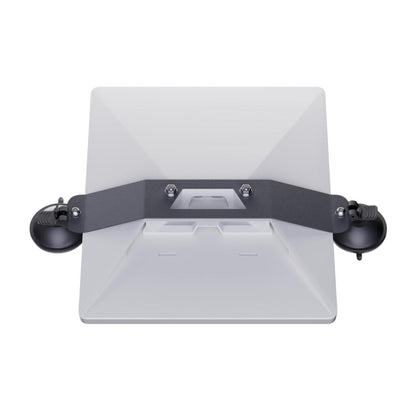 Starlink Mini Suction Cup Mount by PCI Race Radios, designed for secure installation on smooth surfaces.
