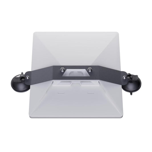 Starlink Mini Suction Cup Mount by PCI Race Radios, designed for secure installation on smooth surfaces.