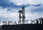 Unframed canvas poster of SpaceX Starship, featuring real photos of rocket and aviation technology for wall art decoration.