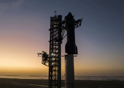 Unframed canvas poster of SpaceX Starship rocket, featuring detailed real photos for aviation technology wall decor.