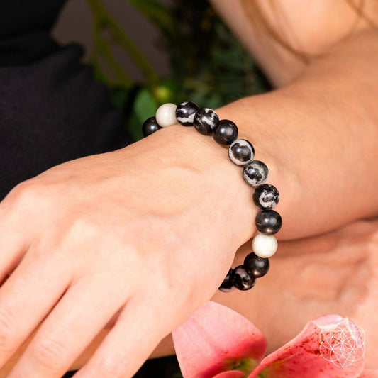 Permission to Pause - The Zebra Jasper Bracelet