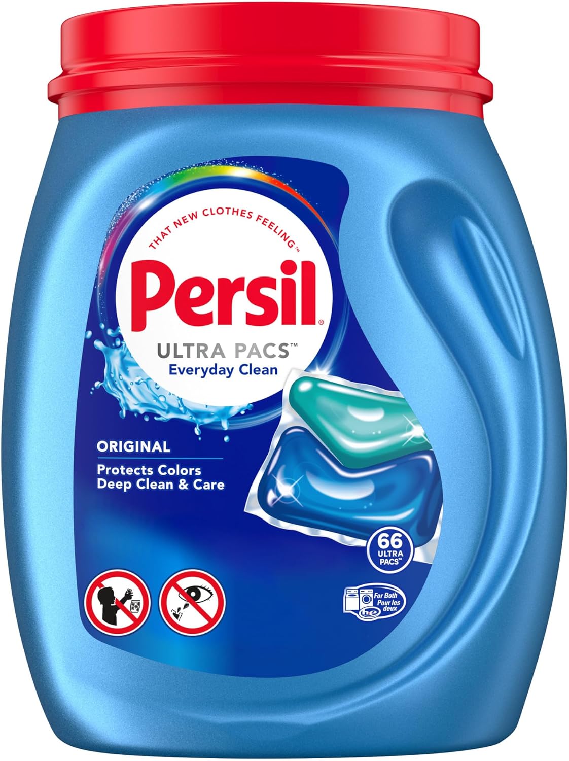 Persil Ultra Pacs Original Everyday Clean Laundry Detergent, 100 count - BACKUPMYFILESNOW
