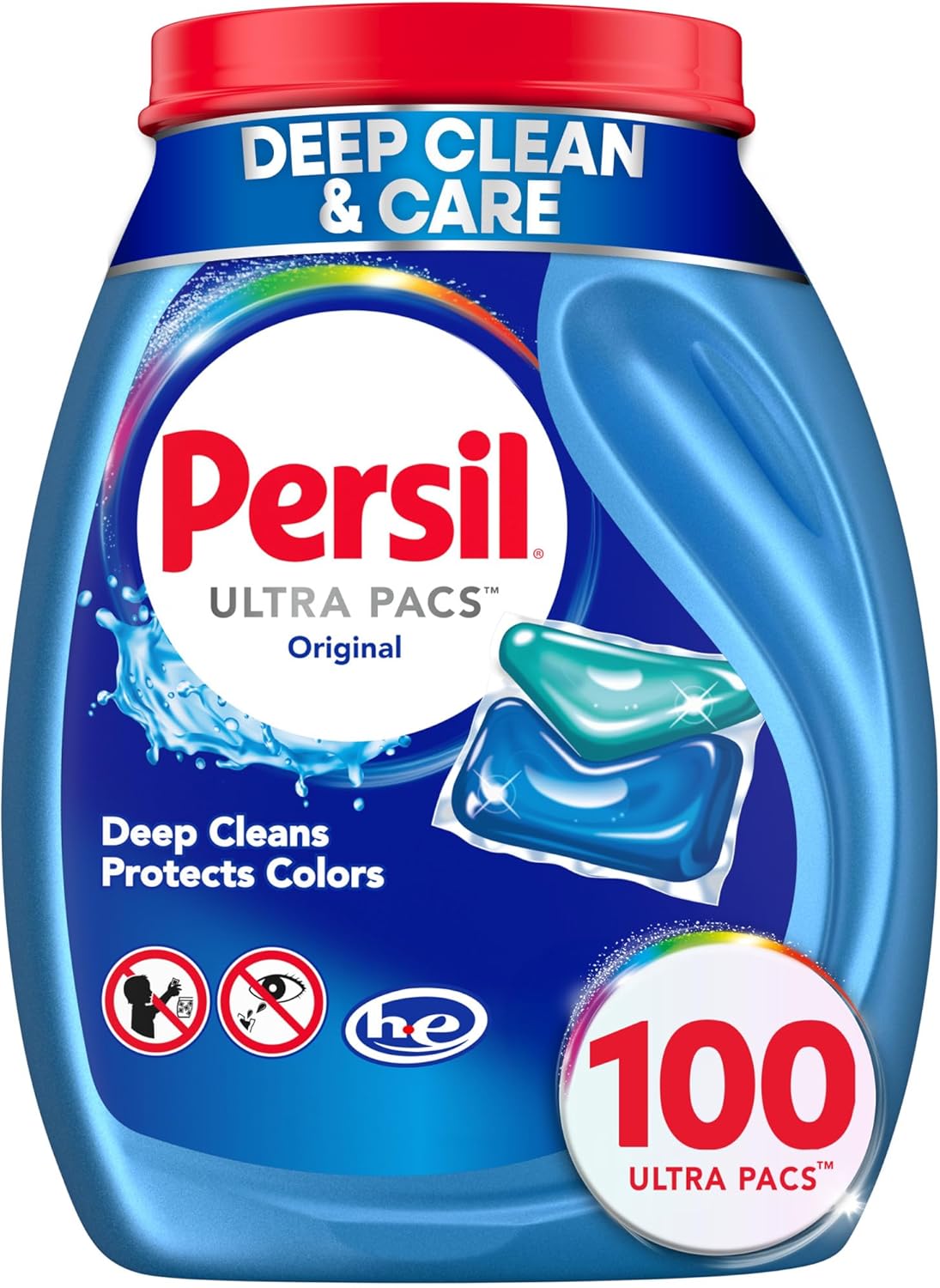 Persil Ultra Pacs Original Everyday Clean Laundry Detergent, 100 count - BACKUPMYFILESNOW
