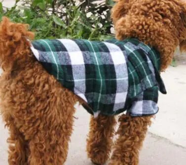 Pet Clothing, Pet Shirt, Checkered Shirt - BACKUPMYFILESNOW