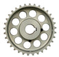 Peterson Fluid Systems Oil Pump Pulley 061335 showing metal pulley with mounting holes and pulley grooves for automotive oil pumps