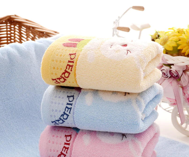 100% Cotton Face Towels - Absorbent and Soft