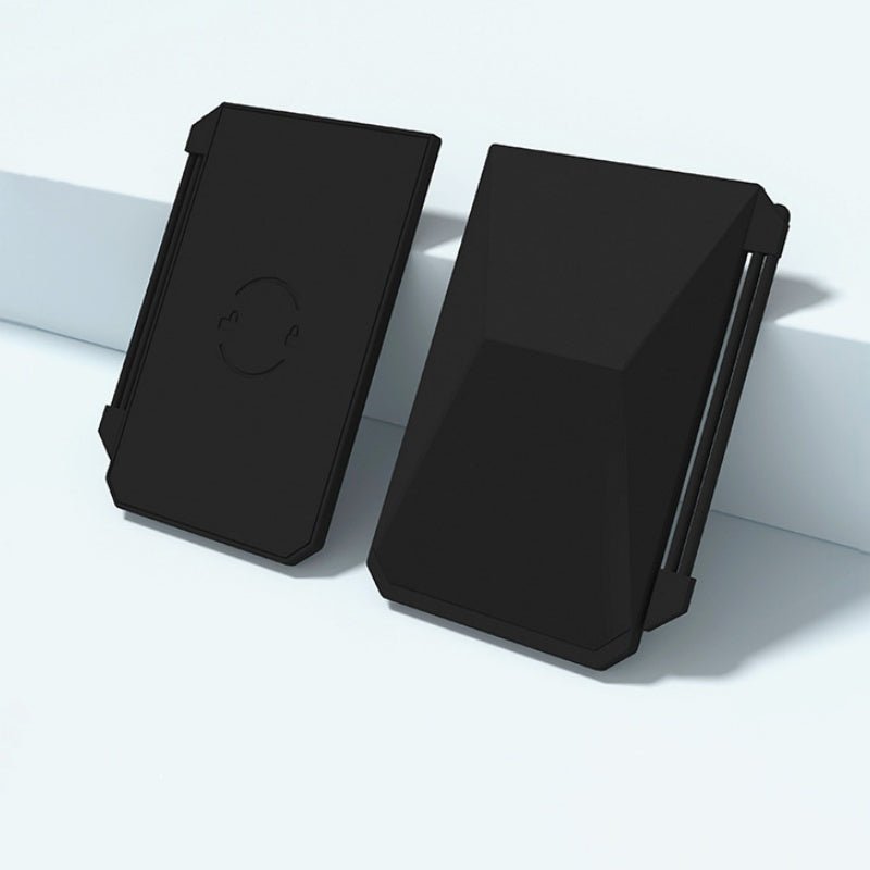 Plaid silicone Tesla key card holder for Model 3, Y, X, and S, offering a protective cover for key cards.