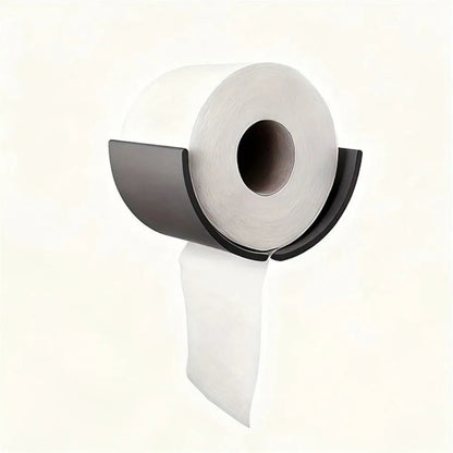 Plastic Roll Paper Holder Convenient Space-Saving Wall-Mounted Paper Towel Box Simple Multifunctional Bathroom Storage Container - BACKUPMYFILESNOW.COM®