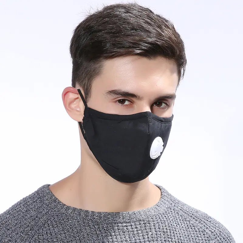 PM2.5 Cotton Face Mask with Activated Carbon for Outdoors - BACKUPMYFILESNOW