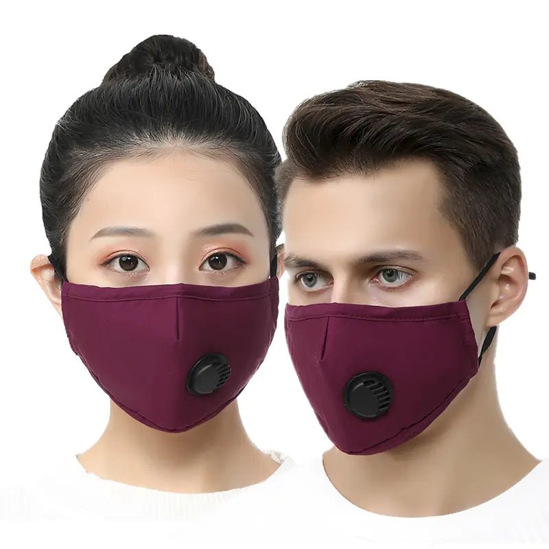 PM2.5 Cotton Face Mask with Activated Carbon for Outdoors - BACKUPMYFILESNOW