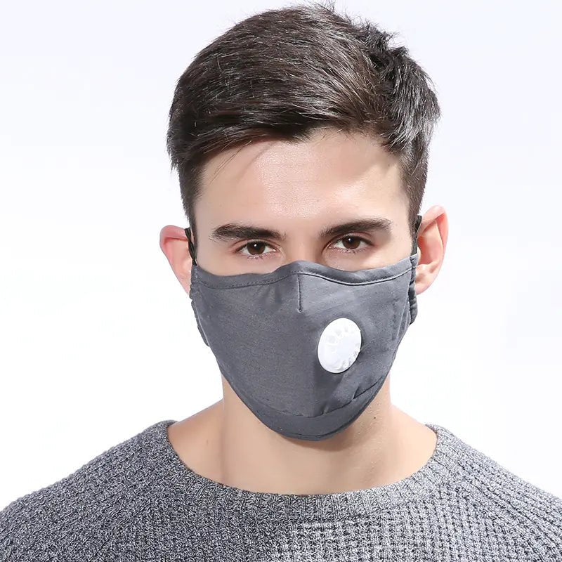 PM2.5 Cotton Face Mask with Activated Carbon for Outdoors - BACKUPMYFILESNOW