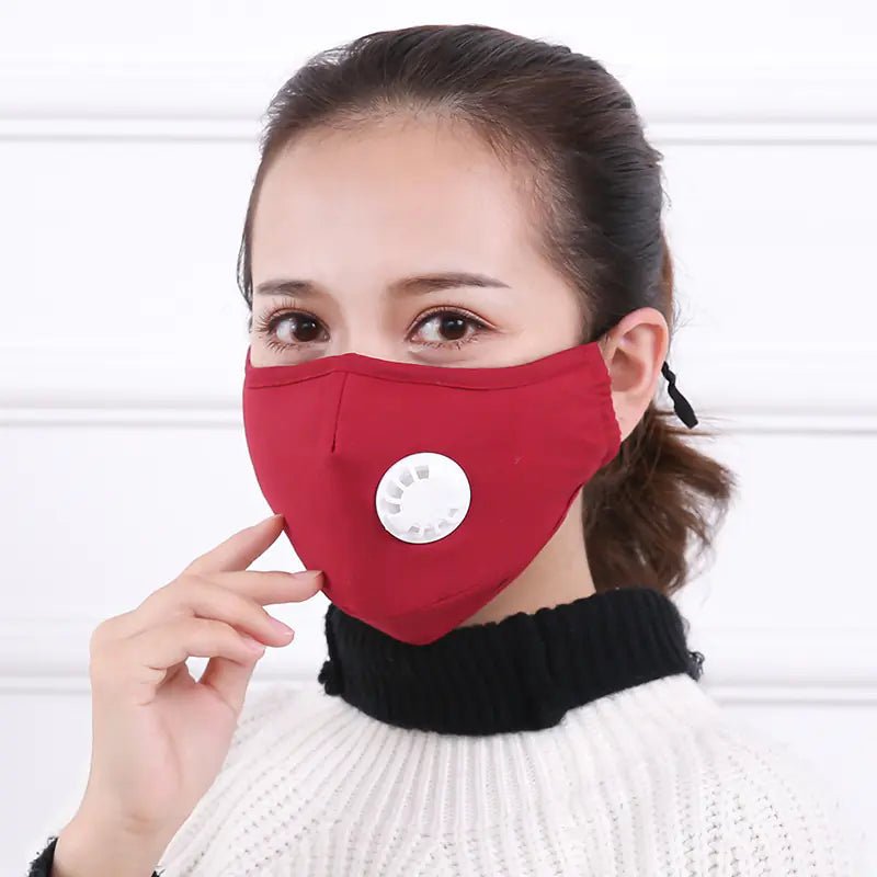 PM2.5 Cotton Face Mask with Activated Carbon for Outdoors - BACKUPMYFILESNOW