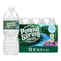 12-pack of Poland Spring Maine Spring Water bottles, 8 oz, still bottled water with natural minerals and electrolytes for refreshing taste