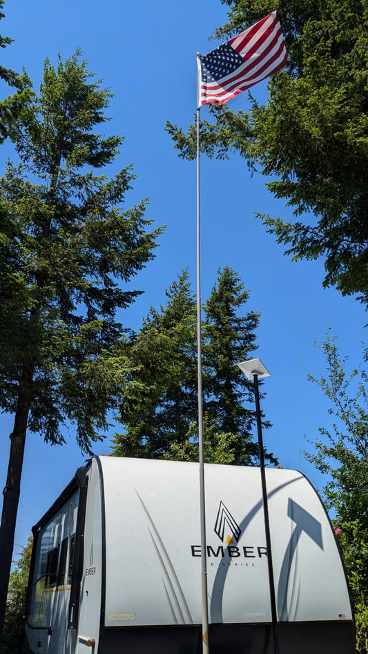 Poles and Holders Starlink Mini Kit with adjustable poles and mounting accessories for satellite internet setup