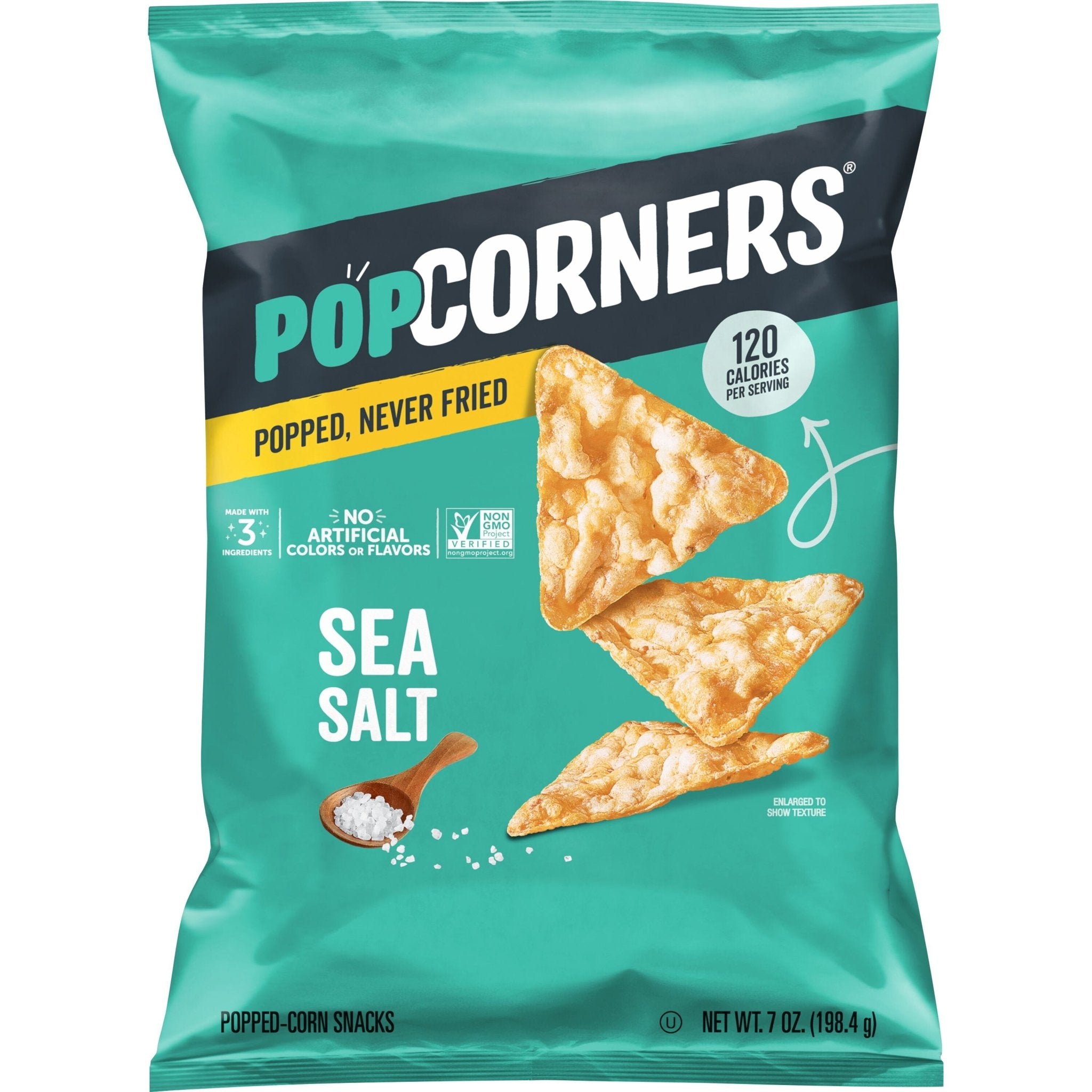 Popcorners No Artificial Colors or Flavors Sea Salt Popped Corn Chips Bag, 7 Oz - BACKUPMYFILESNOW.COM®