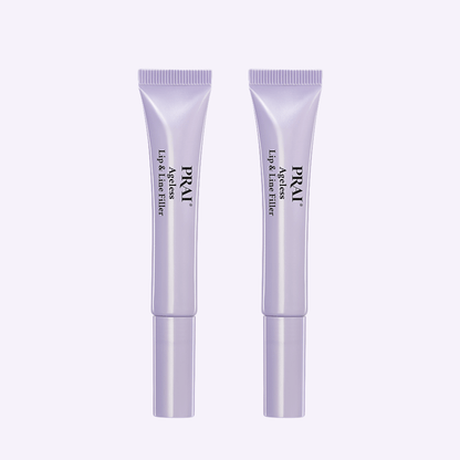PRAI Beauty Ageless Lip & Line Filler tube with 8ml of product for smoothing lips and reducing fine lines.
