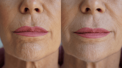 PRAI Beauty Ageless Lip & Line Filler tube showing the 8ml product designed to reduce lip and fine line wrinkles.