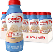 Premier Protein Shake, Vanilla, 30g Protein, No Added Sugar, 24 Vitamins & Minerals to Support Immune Health, 11.5 fl oz, 12 Pack (Packaging May Vary) - BACKUPMYFILESNOW