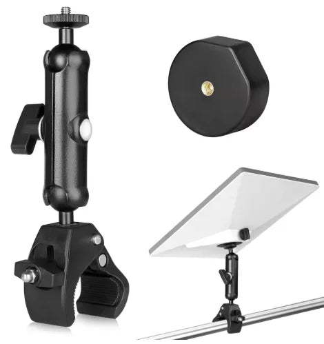 Premium Aluminum Alloy O-Type Clamp Mount 360° Swivel Adjustable Heavy Duty Bracket Sturdy Outdoor Fence Stand Holder - BACKUPMYFILESNOW.COM®