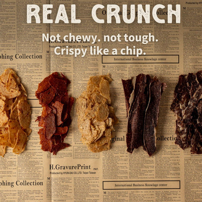 Primal Krisp BBQ Chicken snack bag showing crispy coated chicken pieces in a 2oz package.