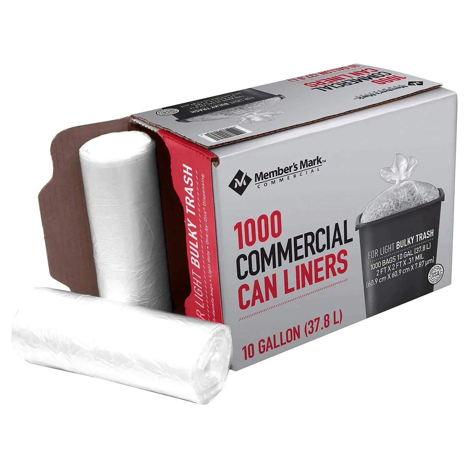 ProForce Commercial 7 - 10 gal. Trash Bags (1000 ct.) - BACKUPMYFILESNOW