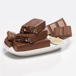AmBari Nutrition Chocolate Crisp Bar with crunchy texture and rich chocolate flavor, a healthy protein bar snack.