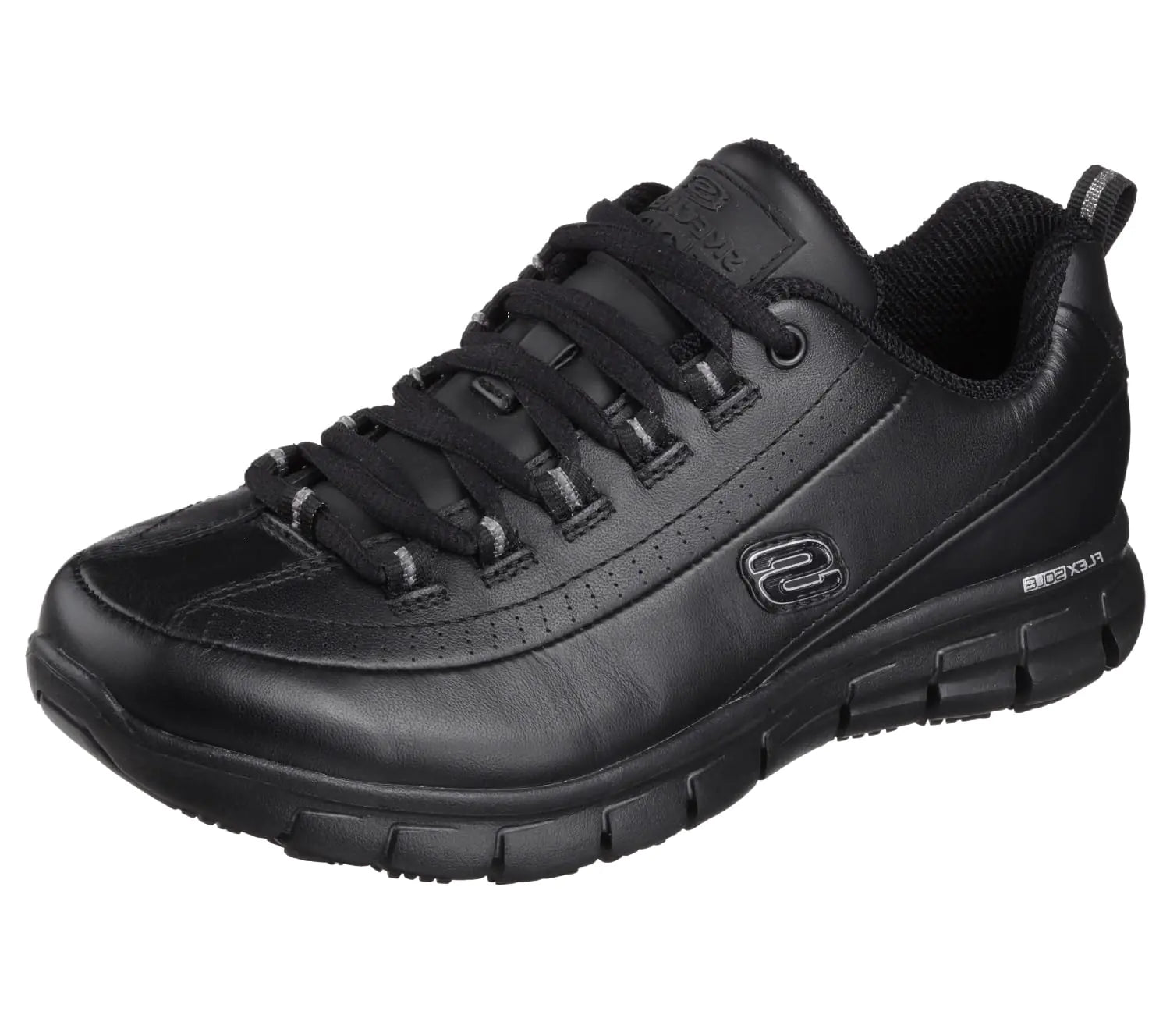 Skechers for Work Womens Sure Track Trickel Slip Resistant Work Shoe Black 7 M US