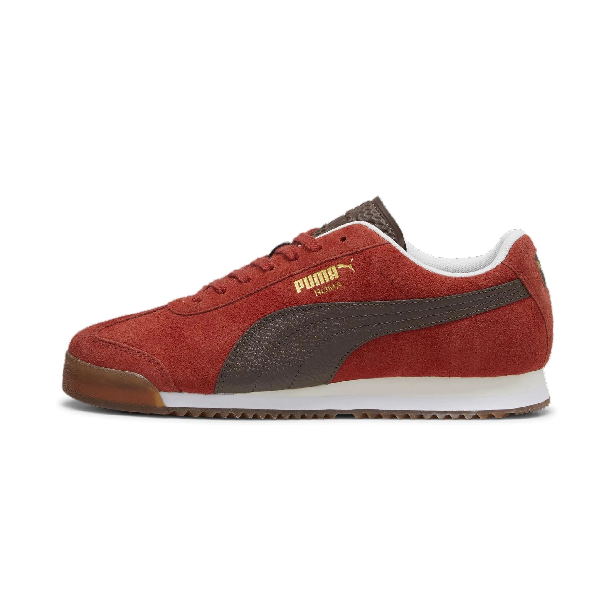PUMA Mens Roma Sneaker 24 - Suede - Mars Red - Espresso Brown - Gum 8 - BACKUPMYFILESNOW