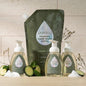 Puracy lavender vanilla foaming hand soap bottles, set of 3, with pump dispensers and lavender vanilla scent.