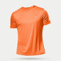 Green men's quick-dry bodybuilding shirt from Pure Fitness Store, short-sleeve fitness top ideal for running and gym workouts.