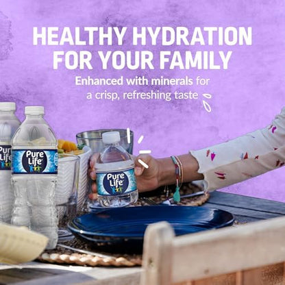 Pure Life Purified Bottled Water in Toy Story 5 packaging, 16.9 fl oz bottles, mineral-enhanced still drinking water, 15-pack.