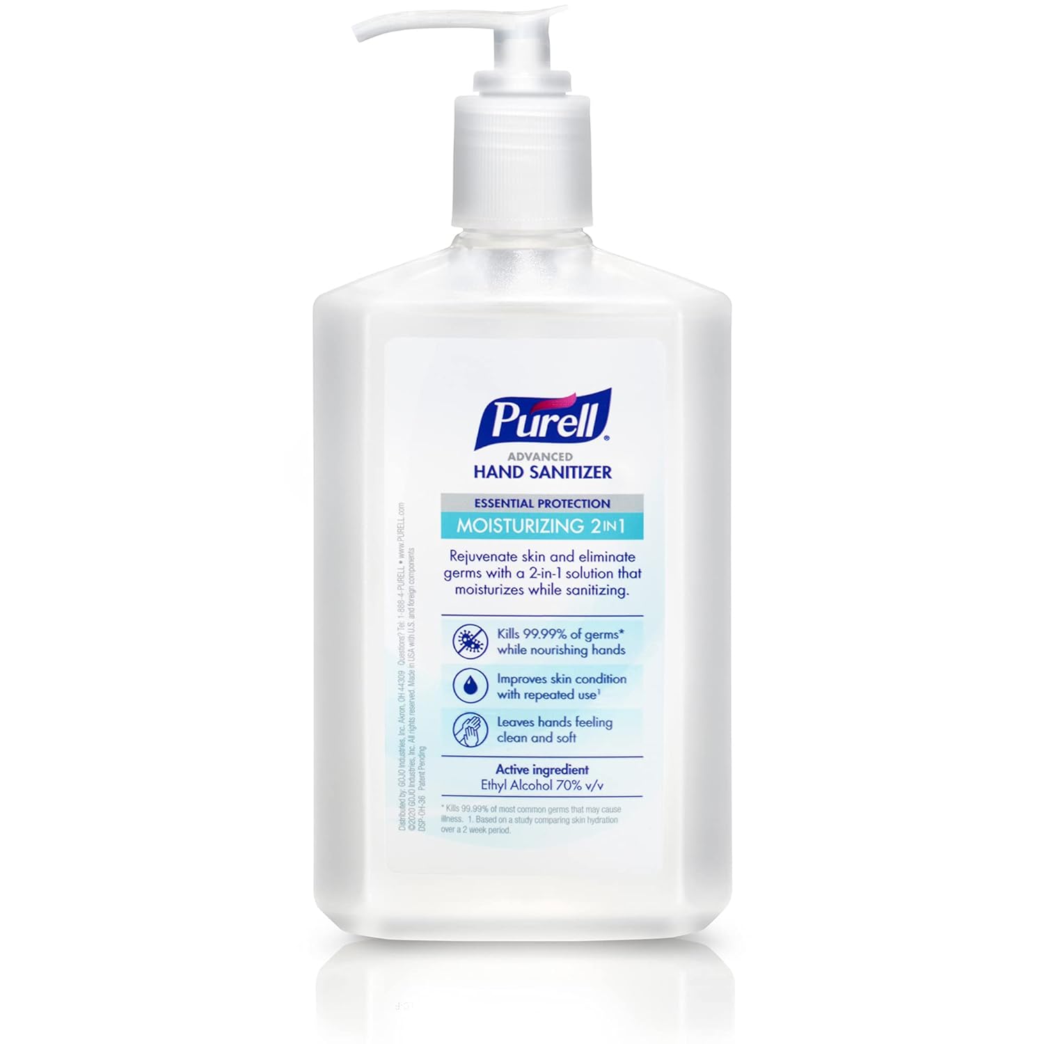 Purell 2in1 Moisturizing Advanced Hand Sanitizer Gel, 12 oz Pump Bottle (Pack of 4) - 3698 - 06 - EC - BACKUPMYFILESNOW