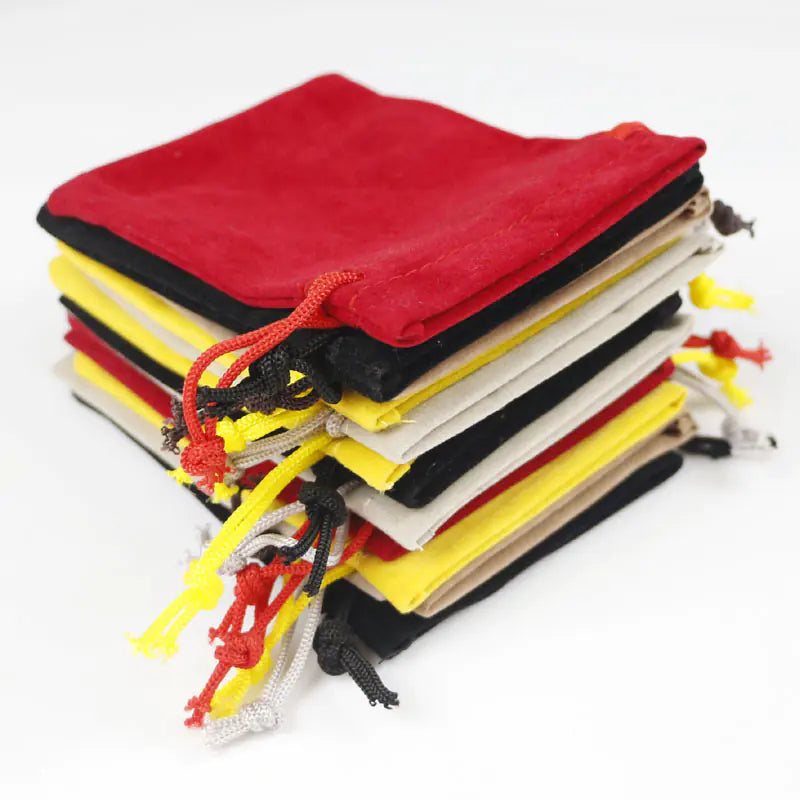 Velvet Drawstring Pouch for Jewelry with Custom Logo
