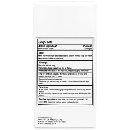 Fresh hand sanitizer pouch from QuakeKits.com, 0.9g hygienic gel, 144 per box for on-the-go hand sanitation.