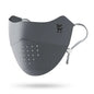 Dark gray Qunature Global UV protection face mask with breathable fabric, eye coverage, adjustable fit, and reusable design.