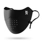 Dark gray Qunature Global face mask with UV protection, breathable fabric, eye coverage, and adjustable, reusable design.