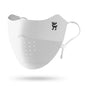 Dark gray Qunature Global UV protection face mask with breathable fabric, eye coverage, adjustable fit, and reusable design.