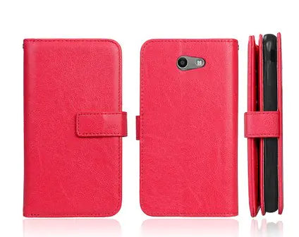 J327 Flip Case with Card Holder for Phones, Unisex