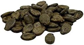 Close-up of 50 Sugar Baby Watermelon Seeds from RDR Seeds, small Citrullus lanatus heirloom fruit seeds for home gardening.