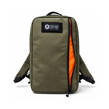 Black Recycled Firefighter 24 Hour Backpack with multiple compartments and durable design for everyday use.