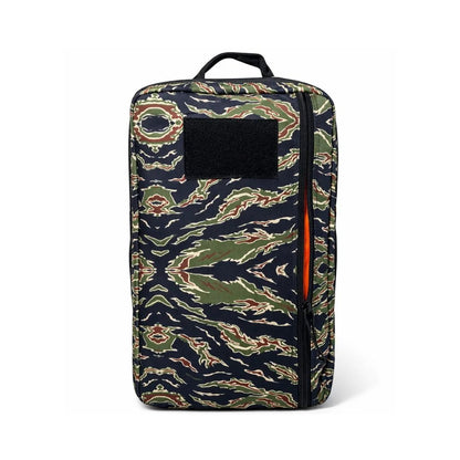 Black Recycled Firefighter 24 Hour Backpack with multiple compartments and sturdy straps for durable everyday use.