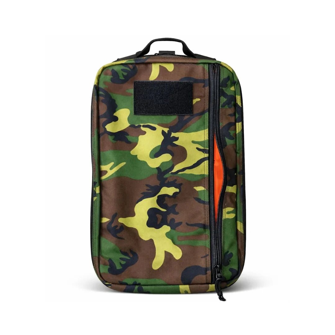 Black Recycled Firefighter 24 Hour Backpack with multiple compartments and sturdy straps for durable everyday use.